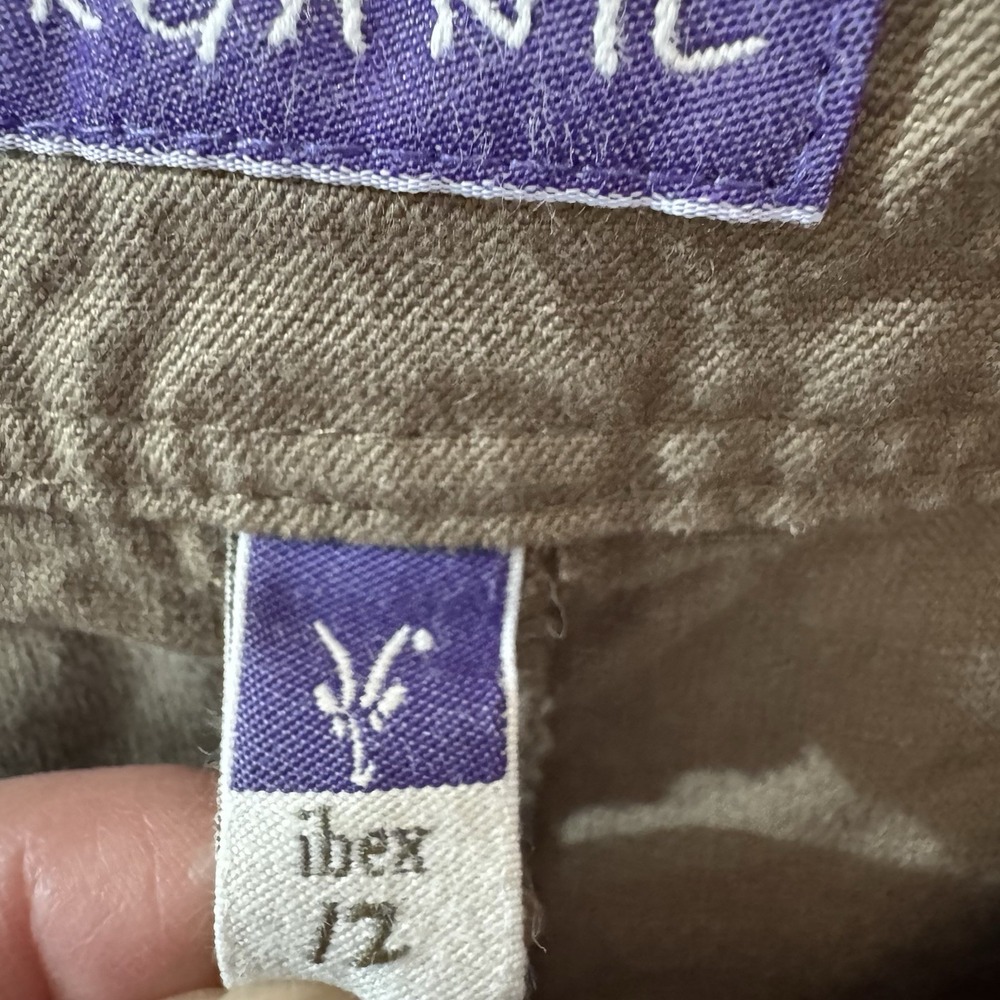 Ibex Tan Mini Skirt with Button Accents - Picture 5 of 11
